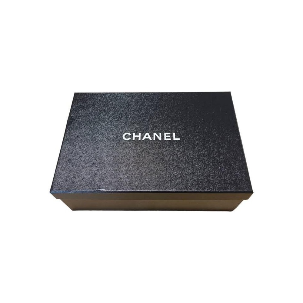 Chanel Large Shoe Box Storage Gift Set With Tissue Paper Card 10"x12x4.5 - EUC